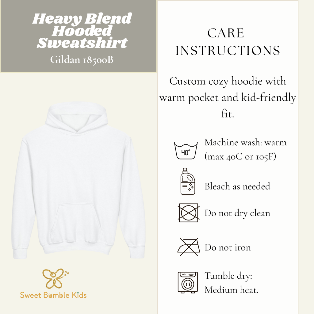 Personalized Kids Dog Name Hoodie — Custom Pet Embroidered Children’s Sweatshirt