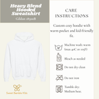 Personalized Kids Dog Name Hoodie — Custom Pet Embroidered Children’s Sweatshirt