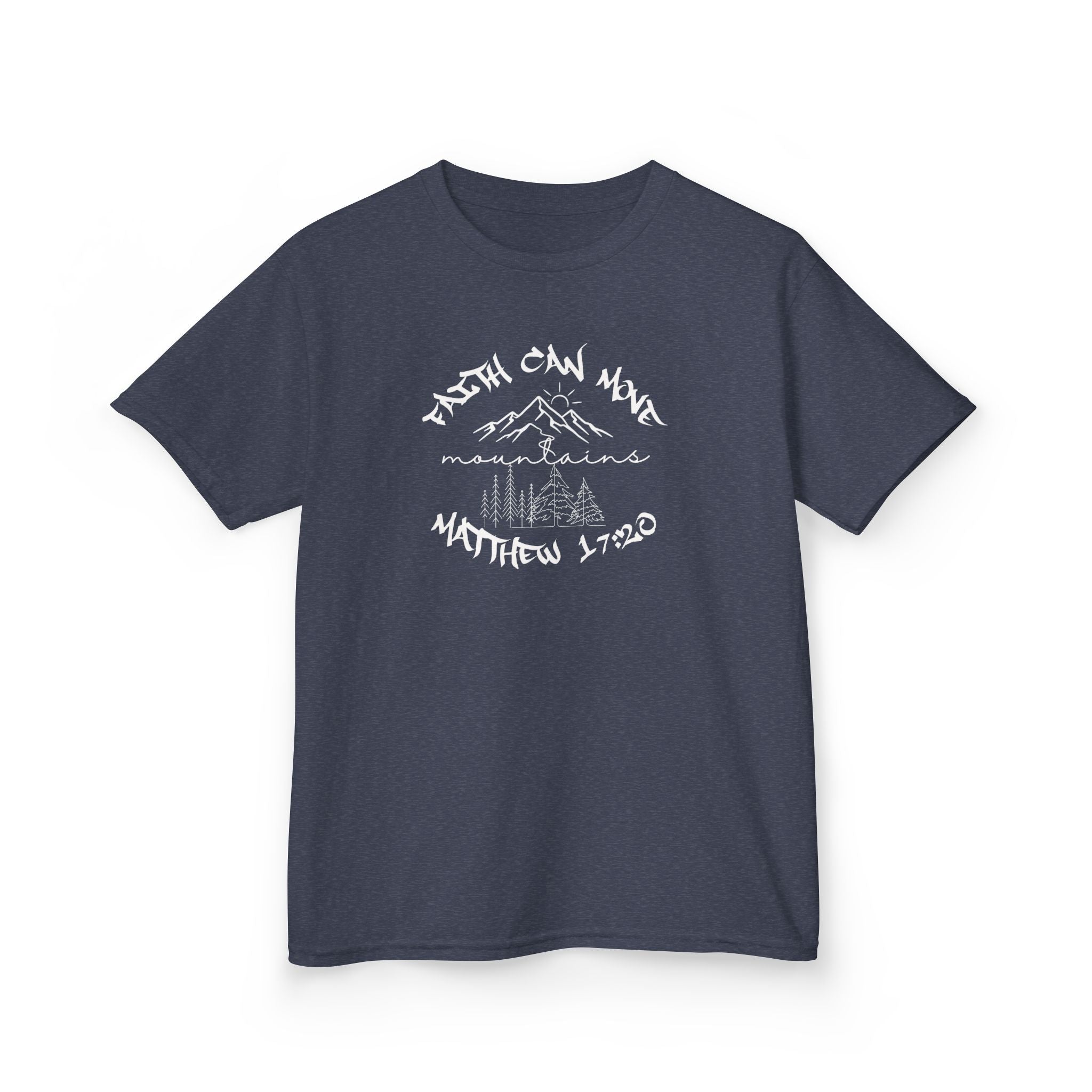 Faith can move mountains" Graphic T-Shirt
