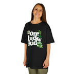 Kids Tee — "One Lucky Kid" Shamrock St. Patrick’s Day Shirt