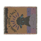 God's Little Lamb Woven Blanket | Lamb Nursery Throw, Personalized Name Option