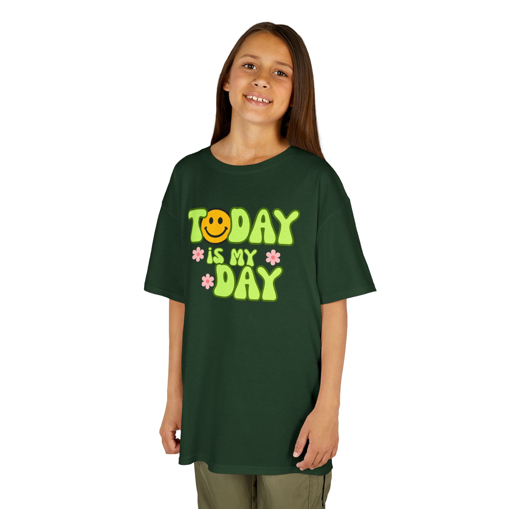 Kids "Today Is My Day" Smile Graphic Tee
