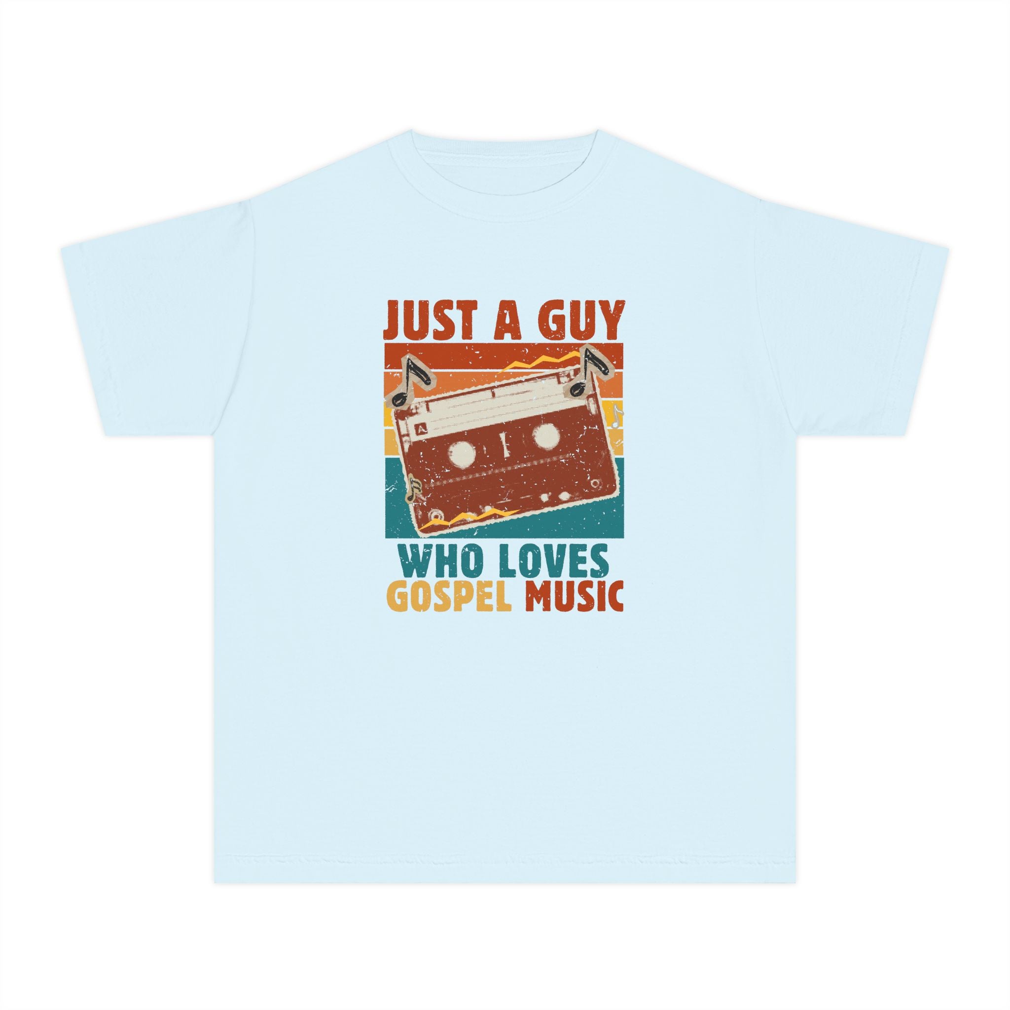 Youth Tee – “Just A Guy Who Loves Gospel Music” Retro Tee