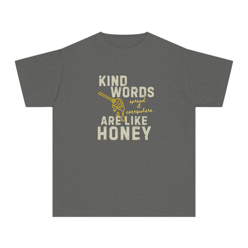 Youth Tee — "Kind Words Are Like Honey" Proverbs 16:24