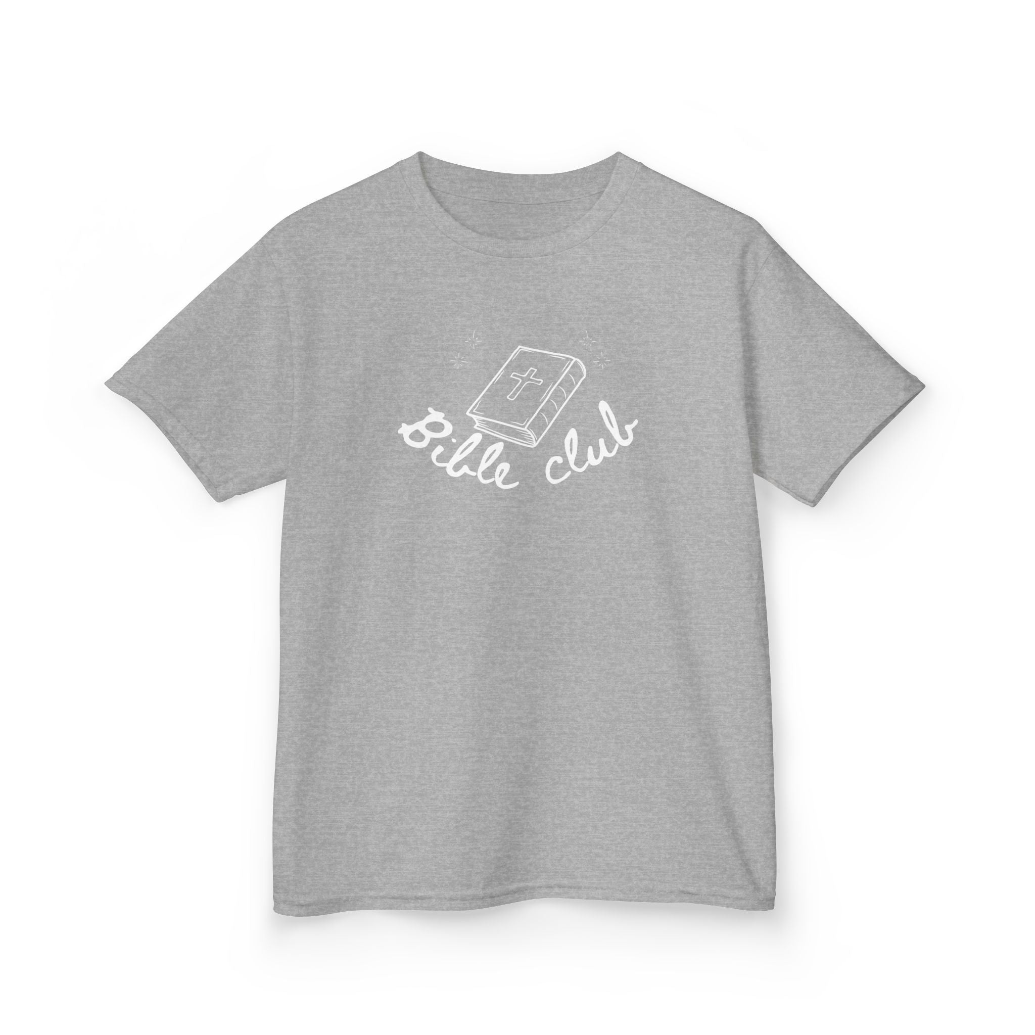 Bible Club Kids Tee — Christian Youth T-Shirt with Bible Graphic