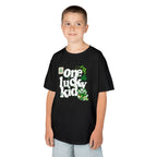 Kids Tee — "One Lucky Kid" Shamrock St. Patrick’s Day Shirt