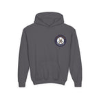 Little Ski Dude Kids Hoodie — Alpine Social Club Vintage Ski Crest