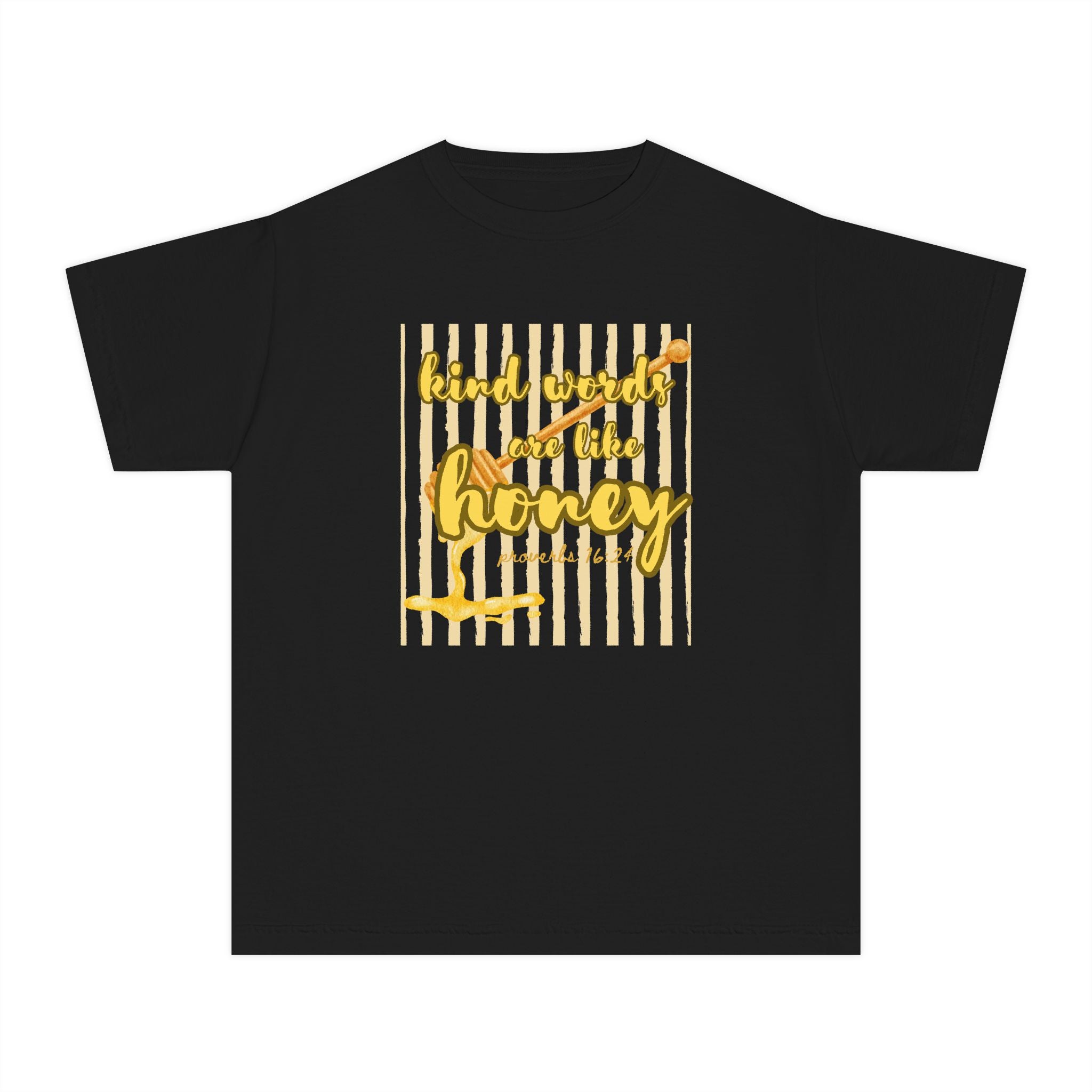Youth T-Shirt — "Kind Words Are Like Honey" Tee