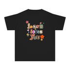 Kids "Jesus Loves You" Retro Floral Tee
