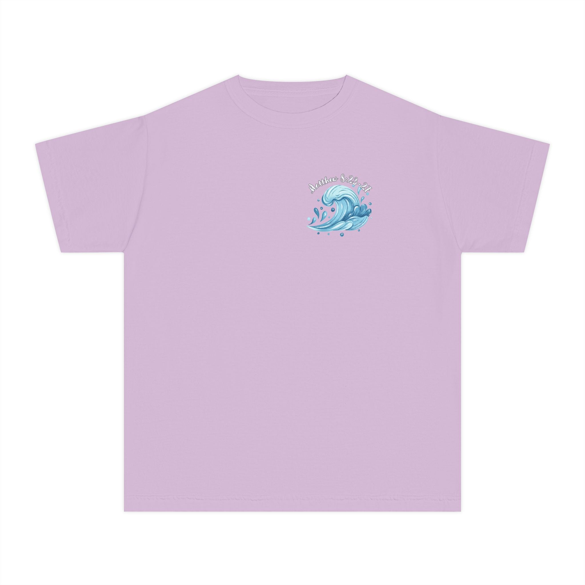 Youth Tee — "The Wind and Waves" Surf Wave Graphic Shirt