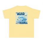 Youth Tee — "The Wind and Waves" Surf Wave Graphic Shirt