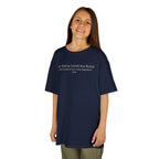 Kids Tee — "For God So Loved the World" Christian Scripture Shirt