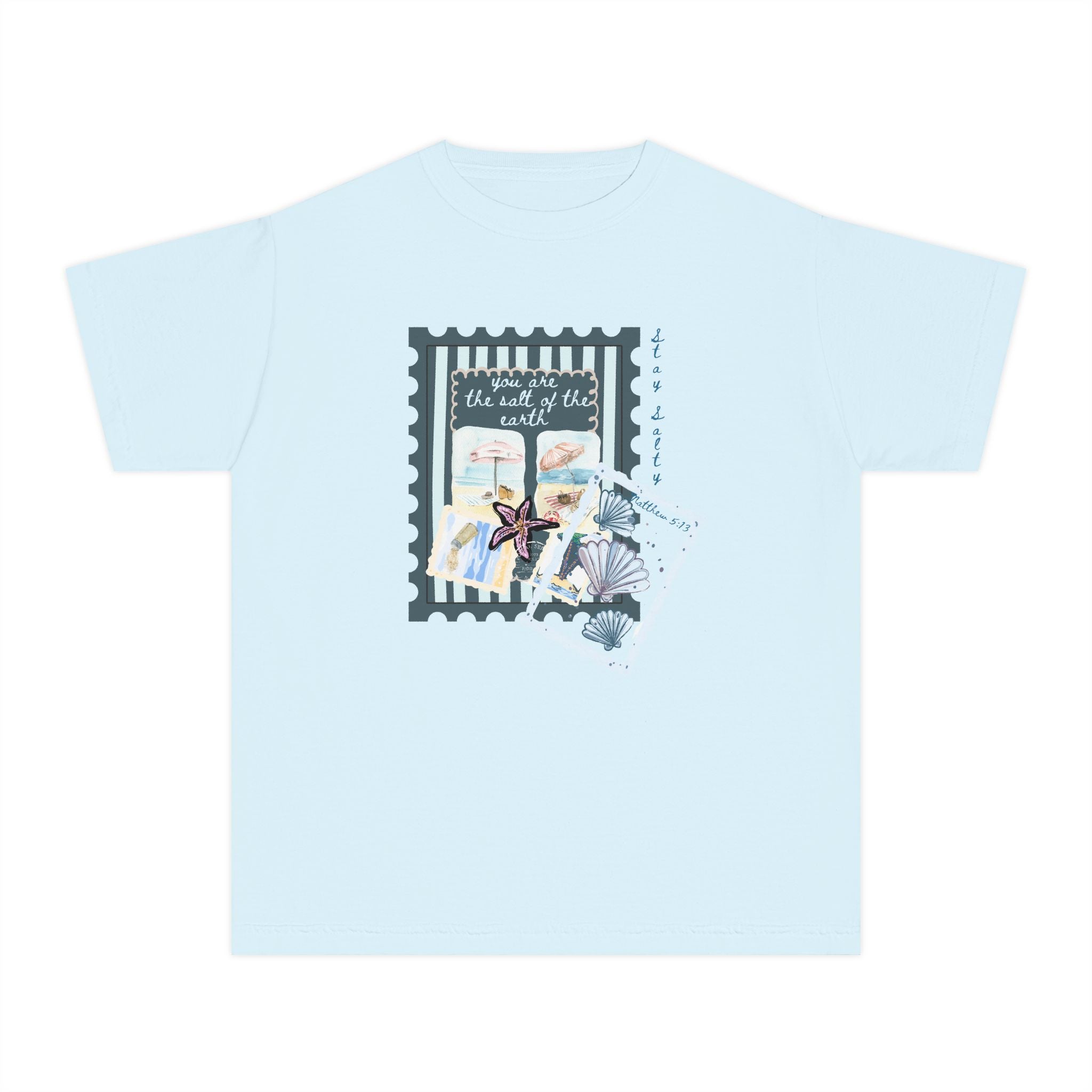 Salt of the Earth Stamp Tee" -Christian Beach Shirt