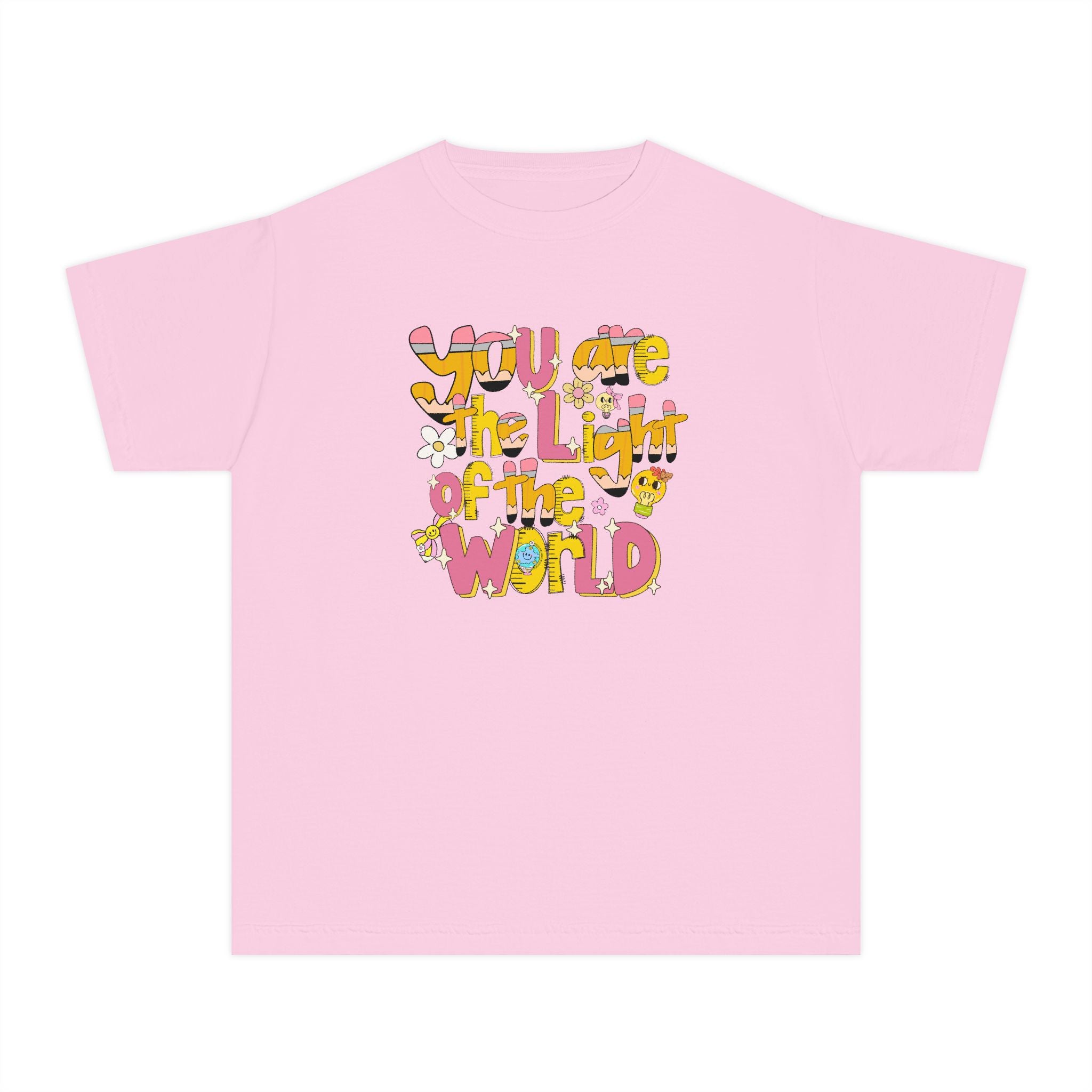 You Are the Light of the World Youth Tee – Positive Christian Kids T‑Shirt