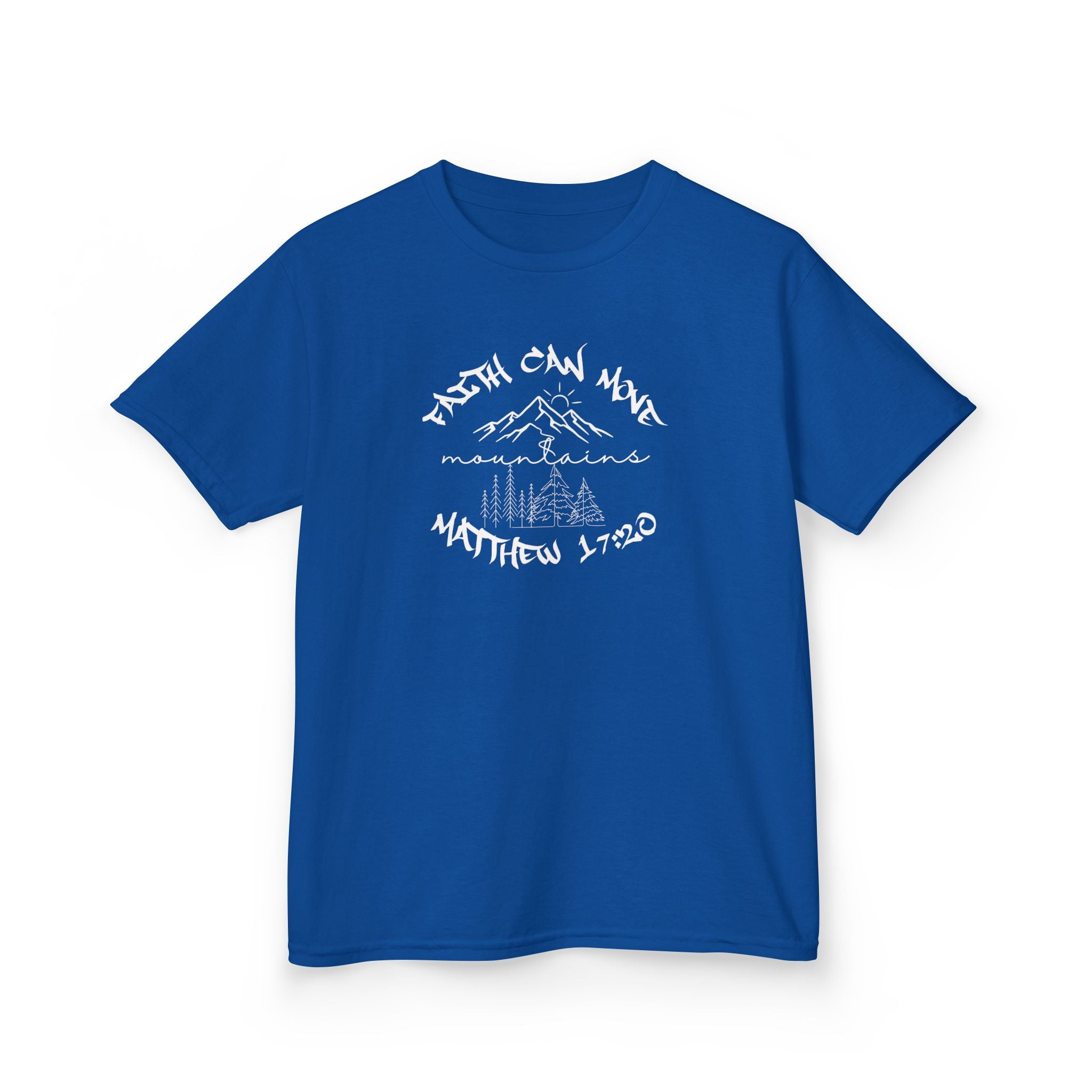 Faith can move mountains" Graphic T-Shirt