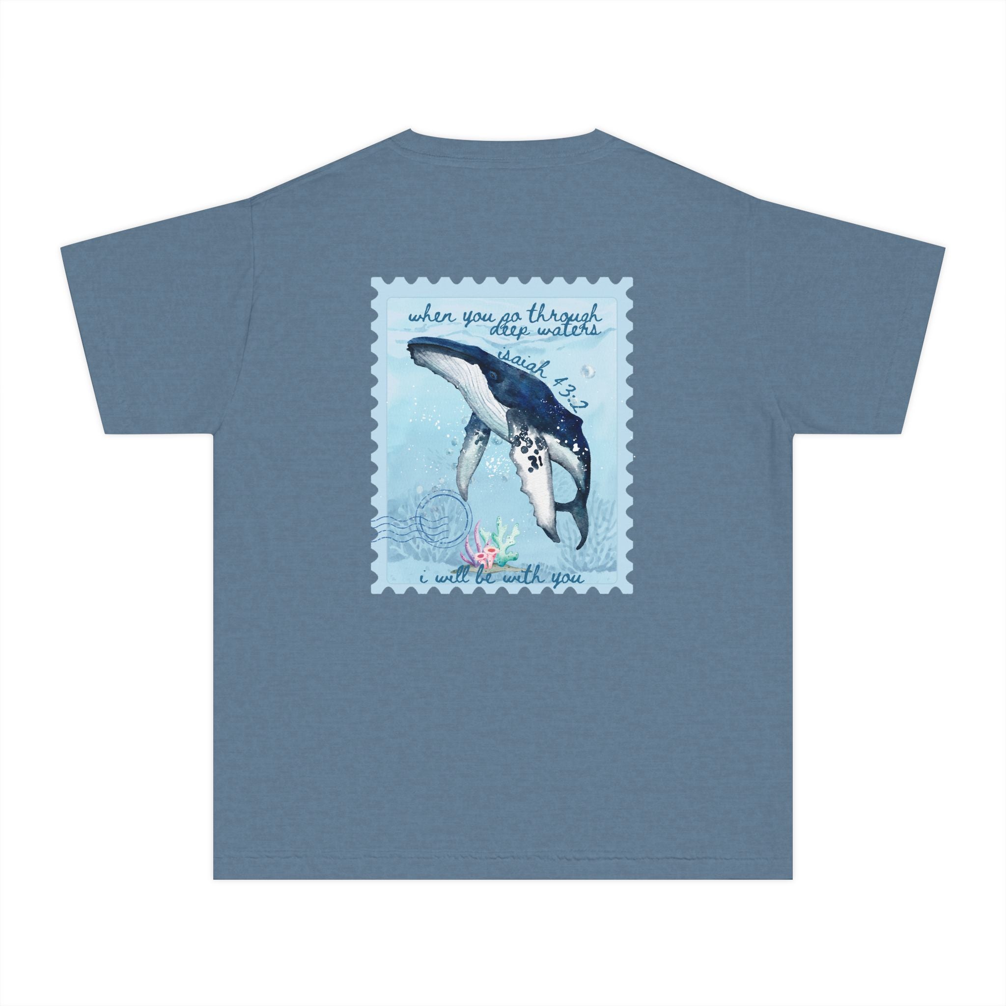 Deep waters- Isaiah 43:2 tee