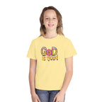 Youth Tee — "Good Is Good" Retro alphabet Graphic