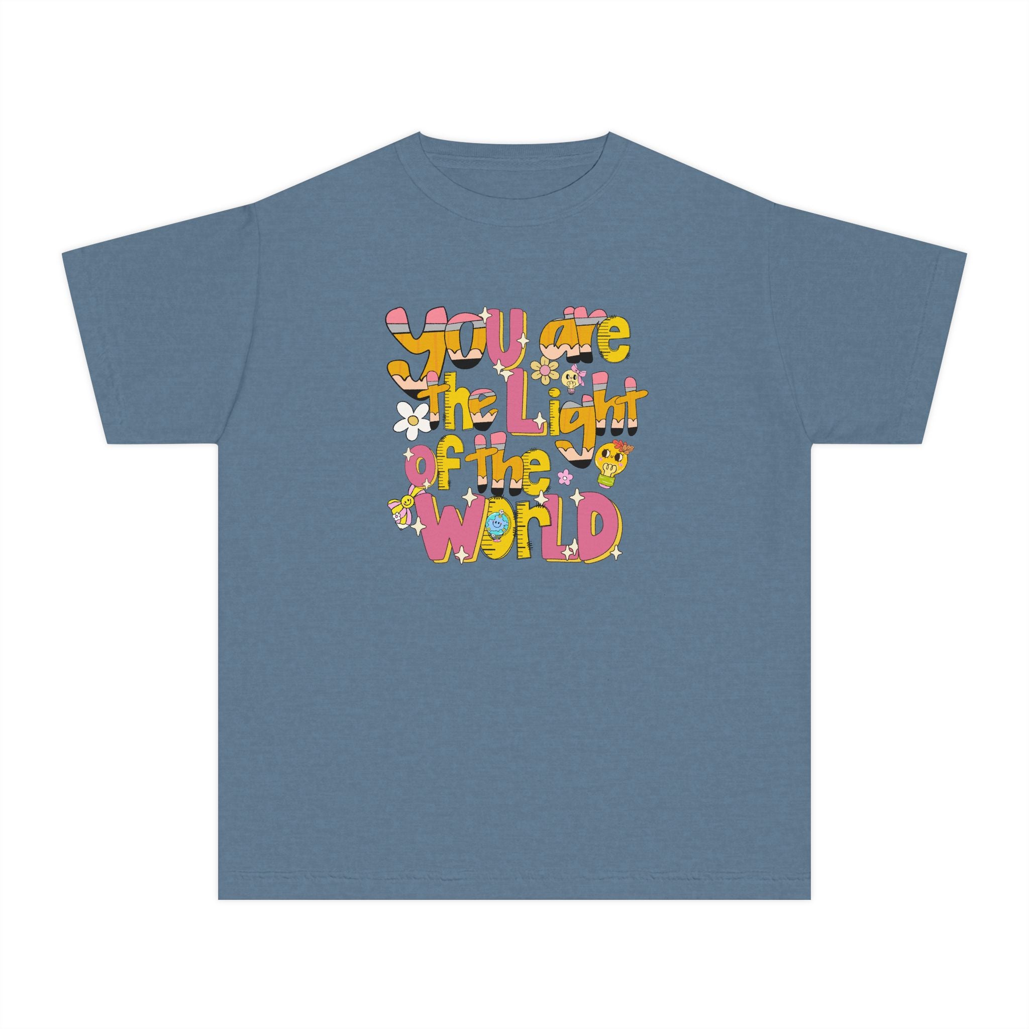 You Are the Light of the World Youth Tee – Positive Christian Kids T‑Shirt