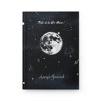 Moonlight Black Journal — "Tell it to the Moon" Hardcover Journal