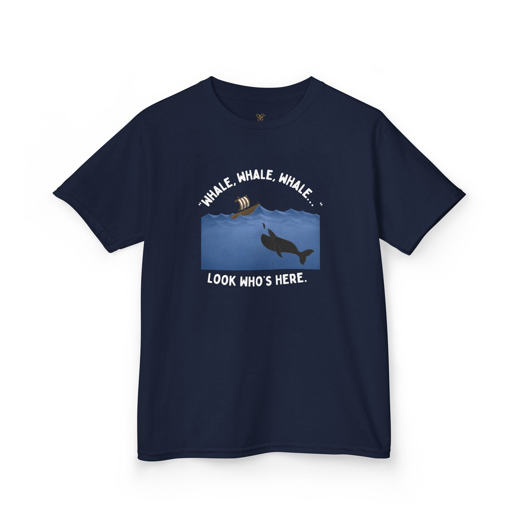 “Whale, Whale, Whale… Look Who’s Here” Funny Jonah Bible Graphic Tee