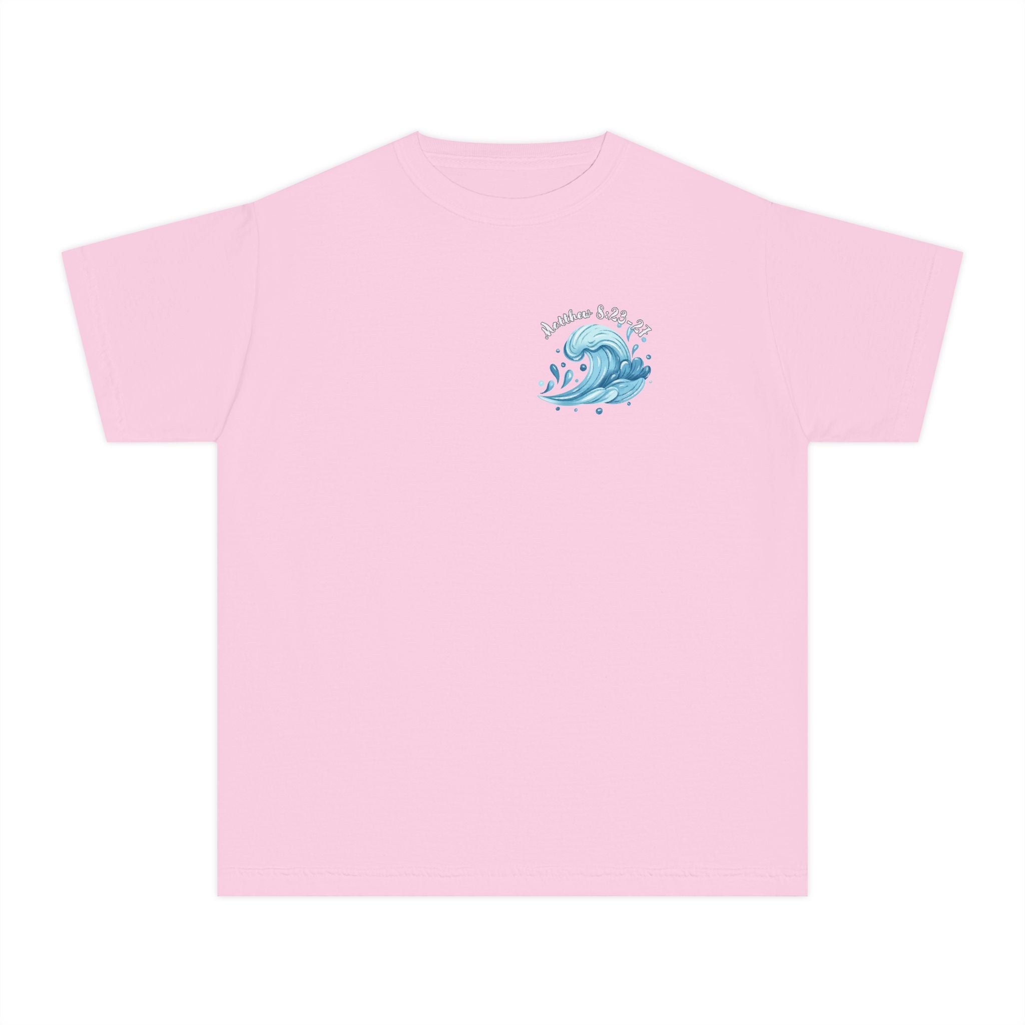 Youth Tee — "The Wind and Waves" Surf Wave Graphic Shirt