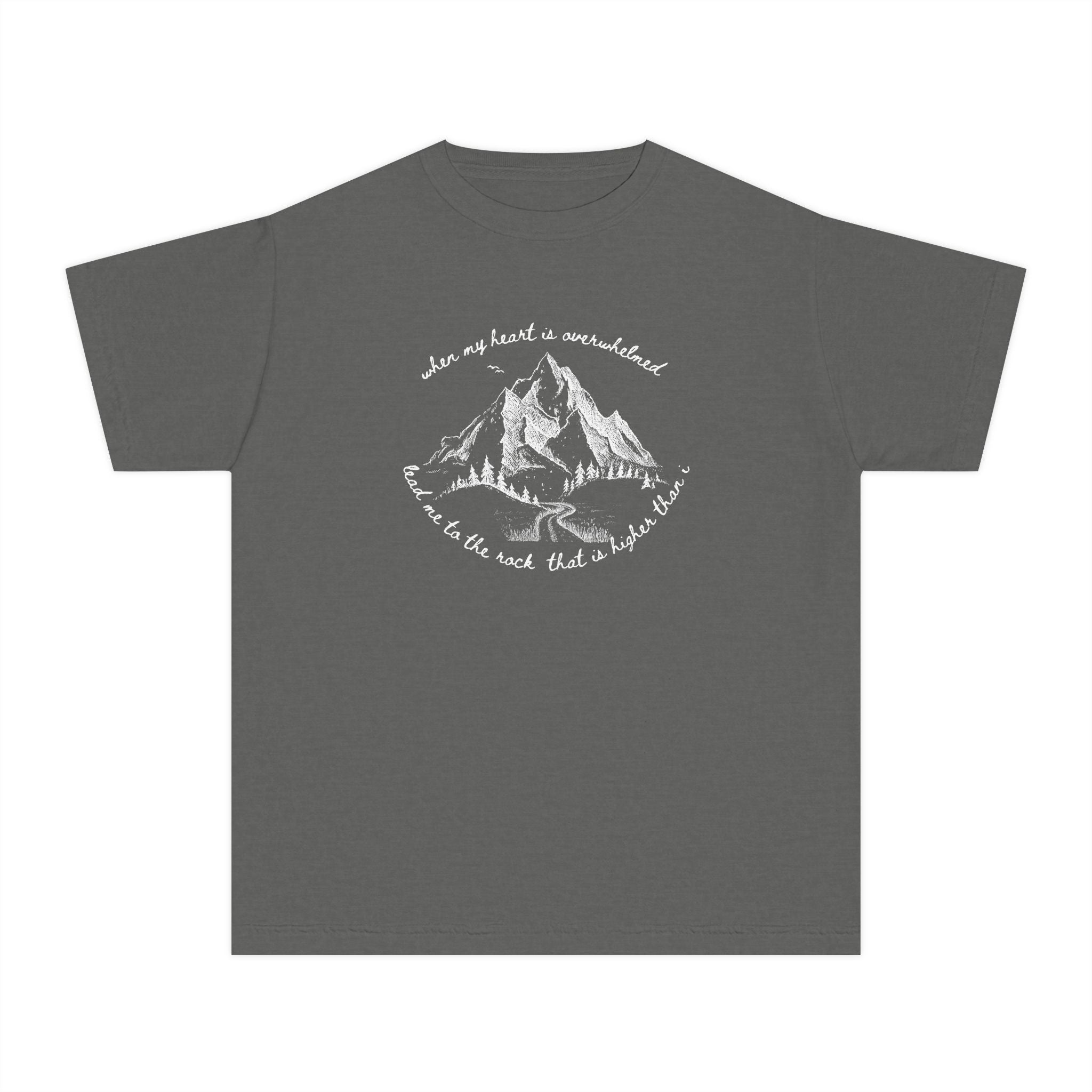 when my heart is overwhelmed youth tee