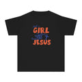 Youth Tee — "Just a Girl Who Loves Jesus" Christian Tee