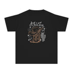 Youth Tee - 'Just a Girl Who Loves Jesus' Western Cowboy  Christian Shirt