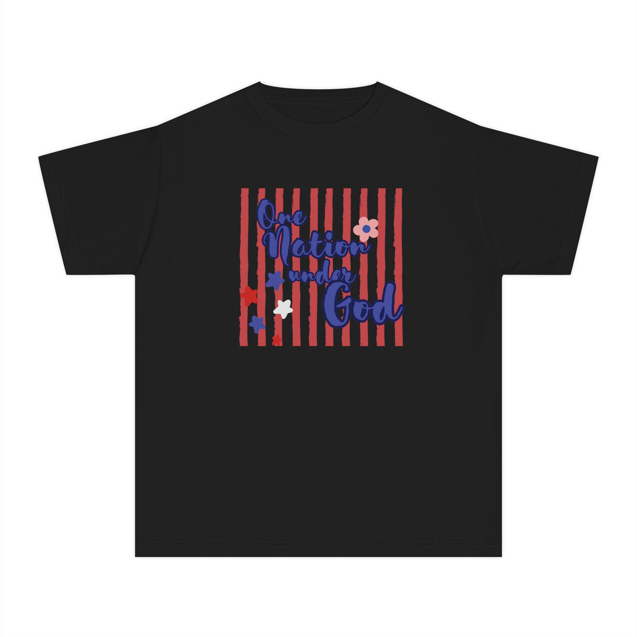 Youth Tee — 'One Nation Under God'4th of July Tee