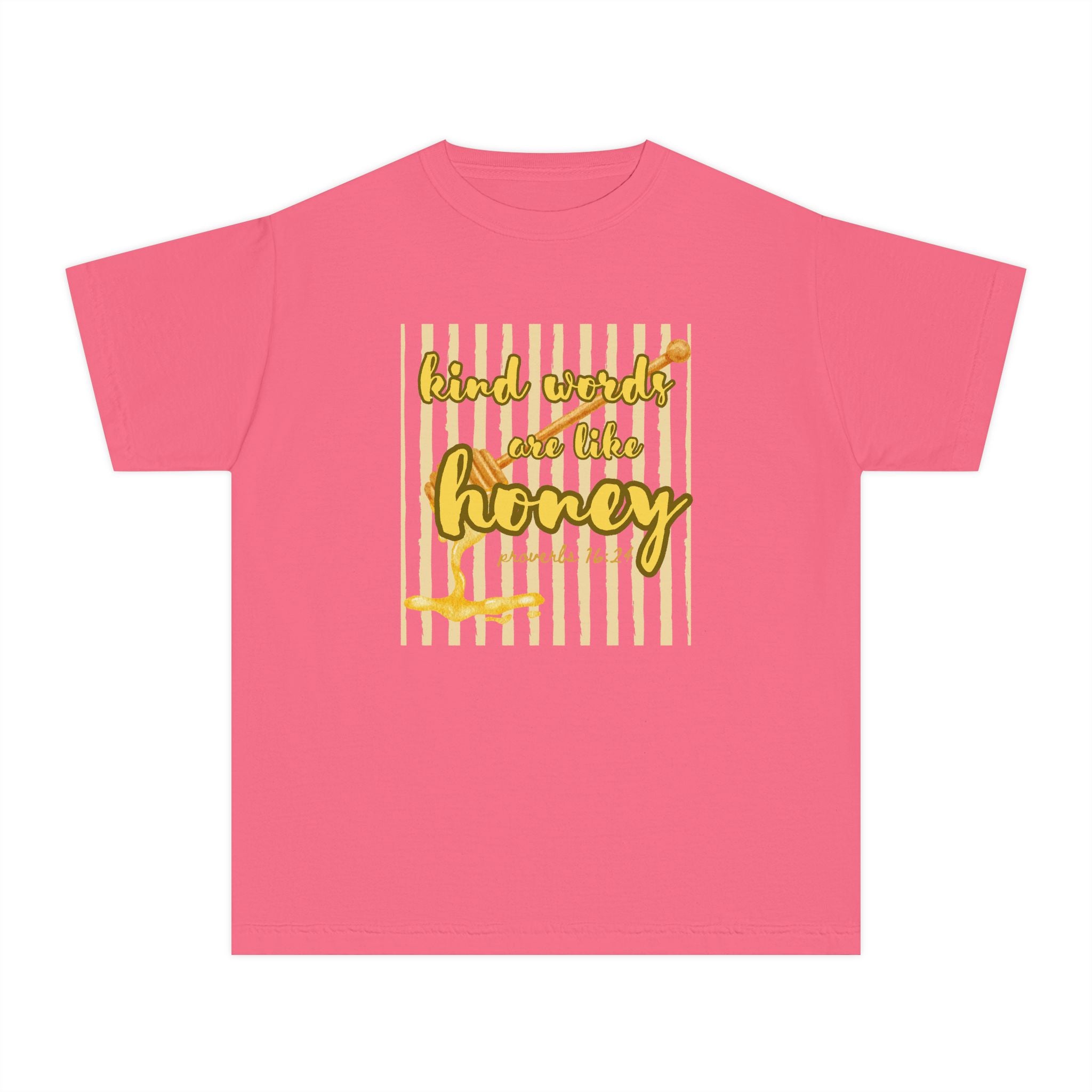 Youth T-Shirt — "Kind Words Are Like Honey" Tee