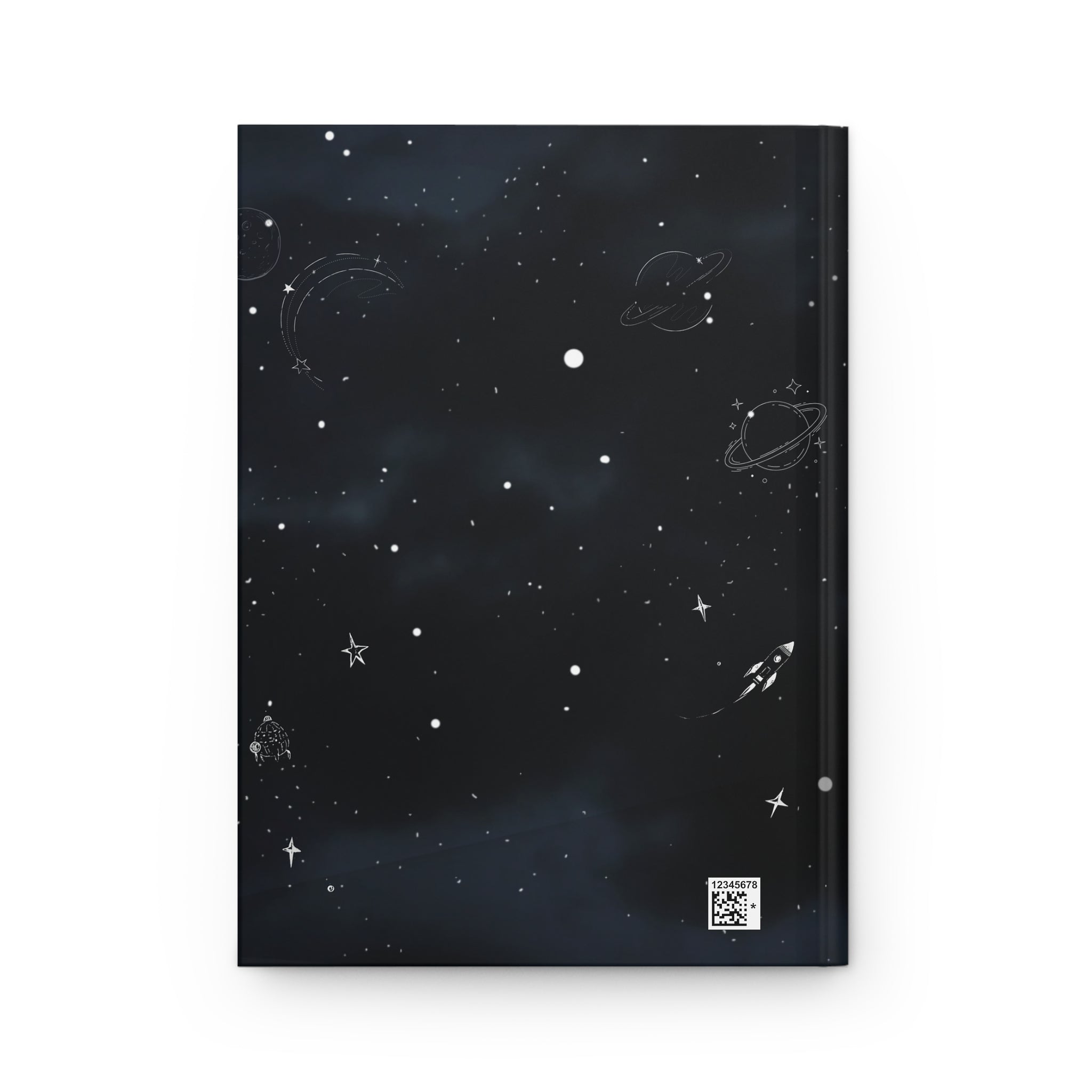 Moonlight Black Journal — "Tell it to the Moon" Hardcover Journal