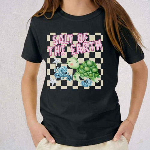 Youth Tee — "Salt of the Earth" Checkerboard Tee