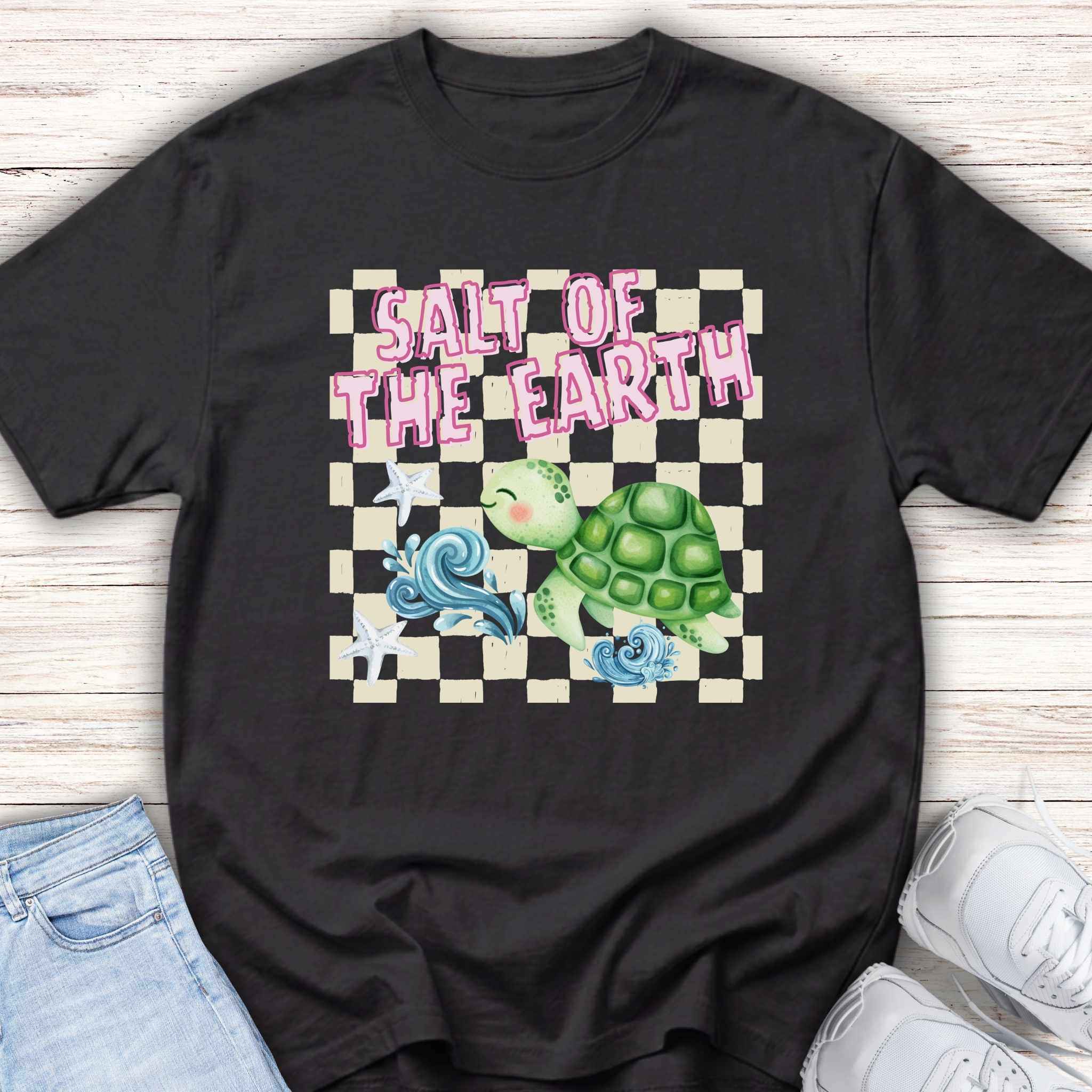 Youth Tee — "Salt of the Earth" Checkerboard Tee