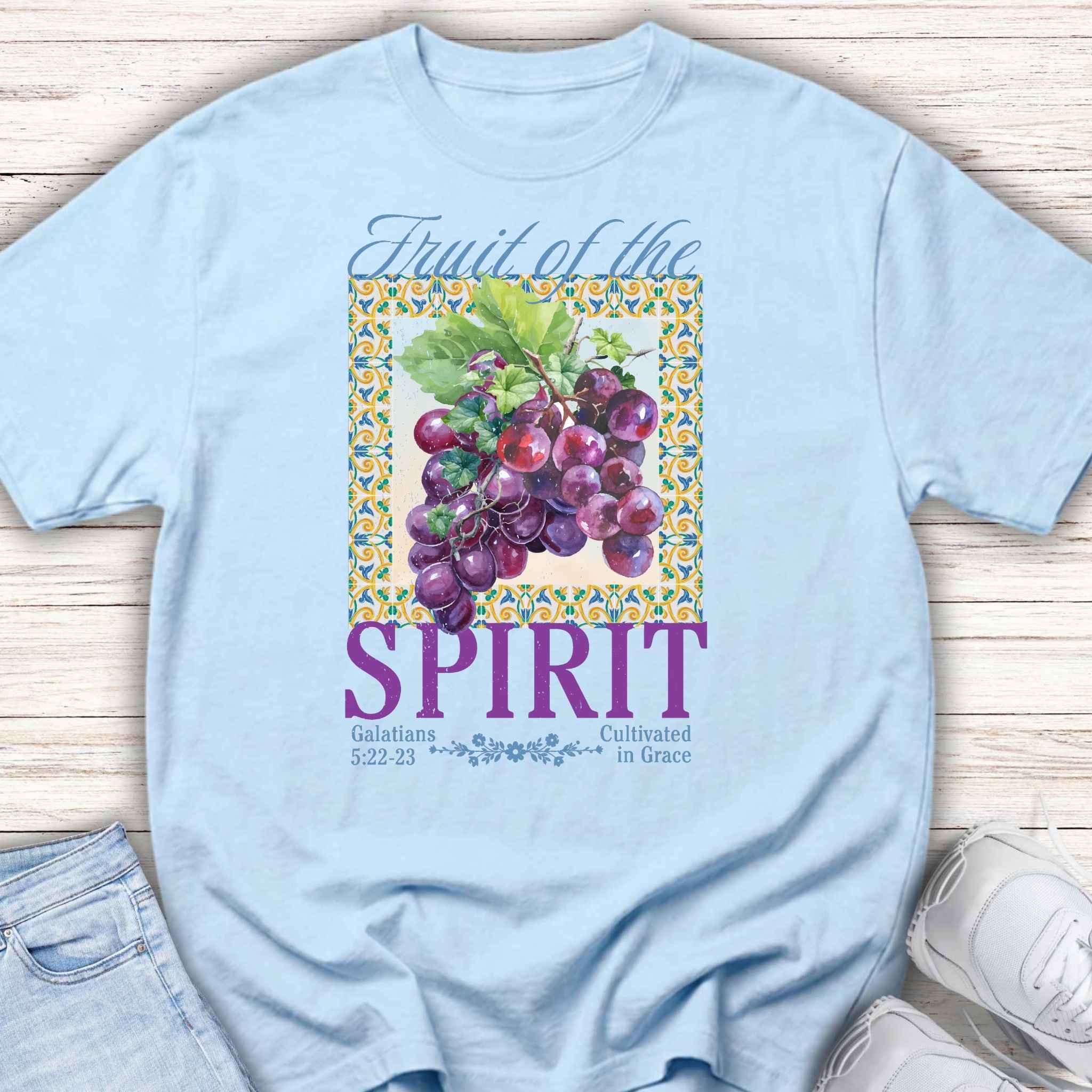 Youth Tee — "Fruit of the Spirit" Grapes Shirt