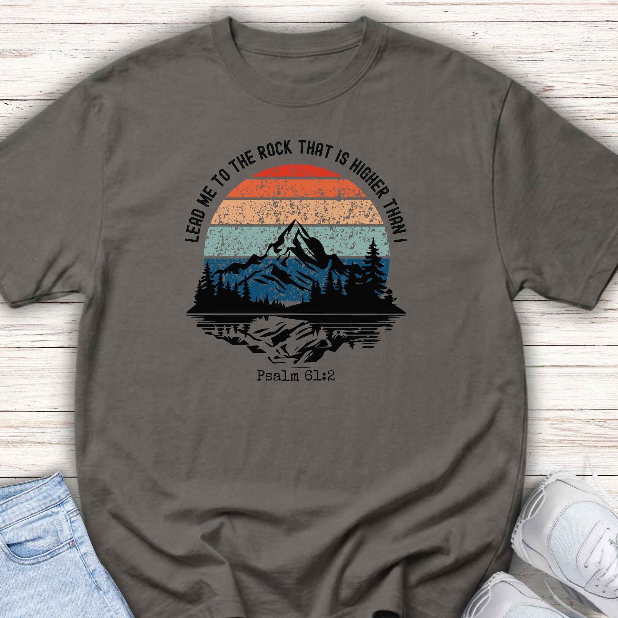 Youth Tee - Retro Mountain Faith Tee