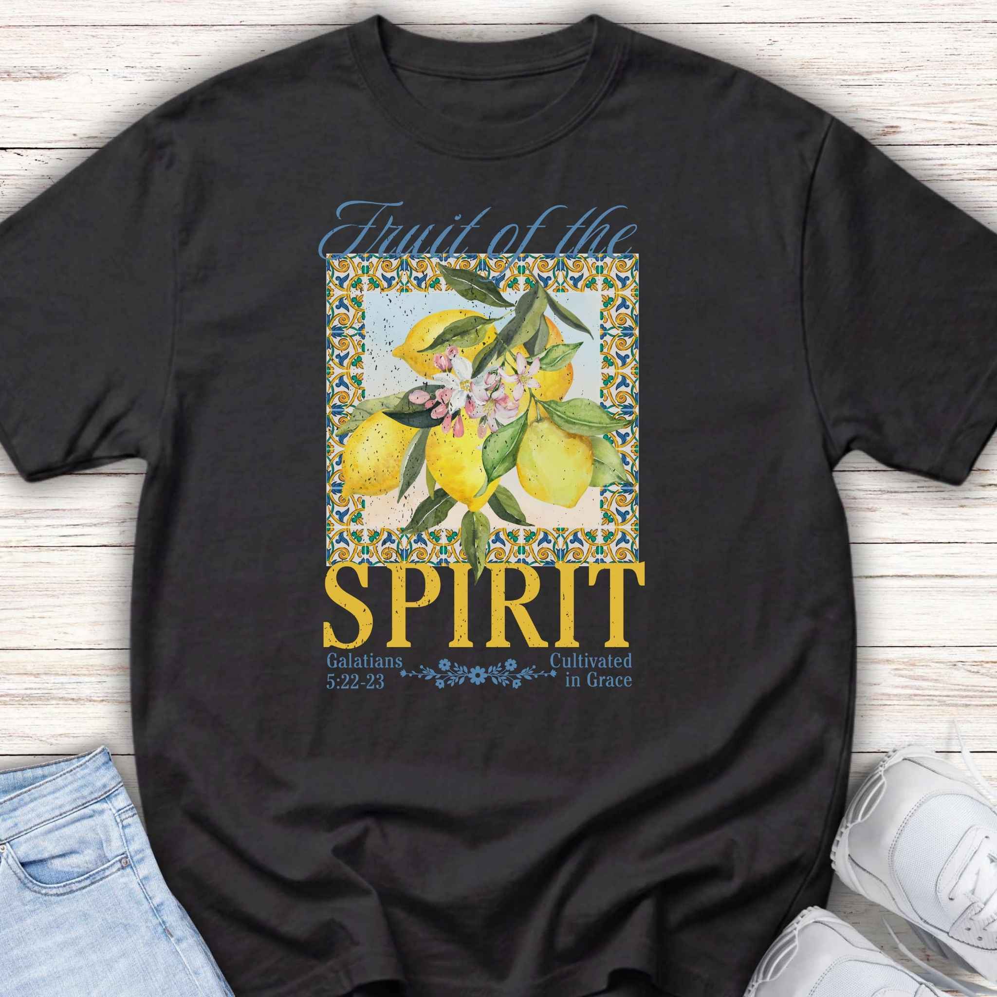 Youth Lemon Floral 'Fruit of the Spirit' Tee