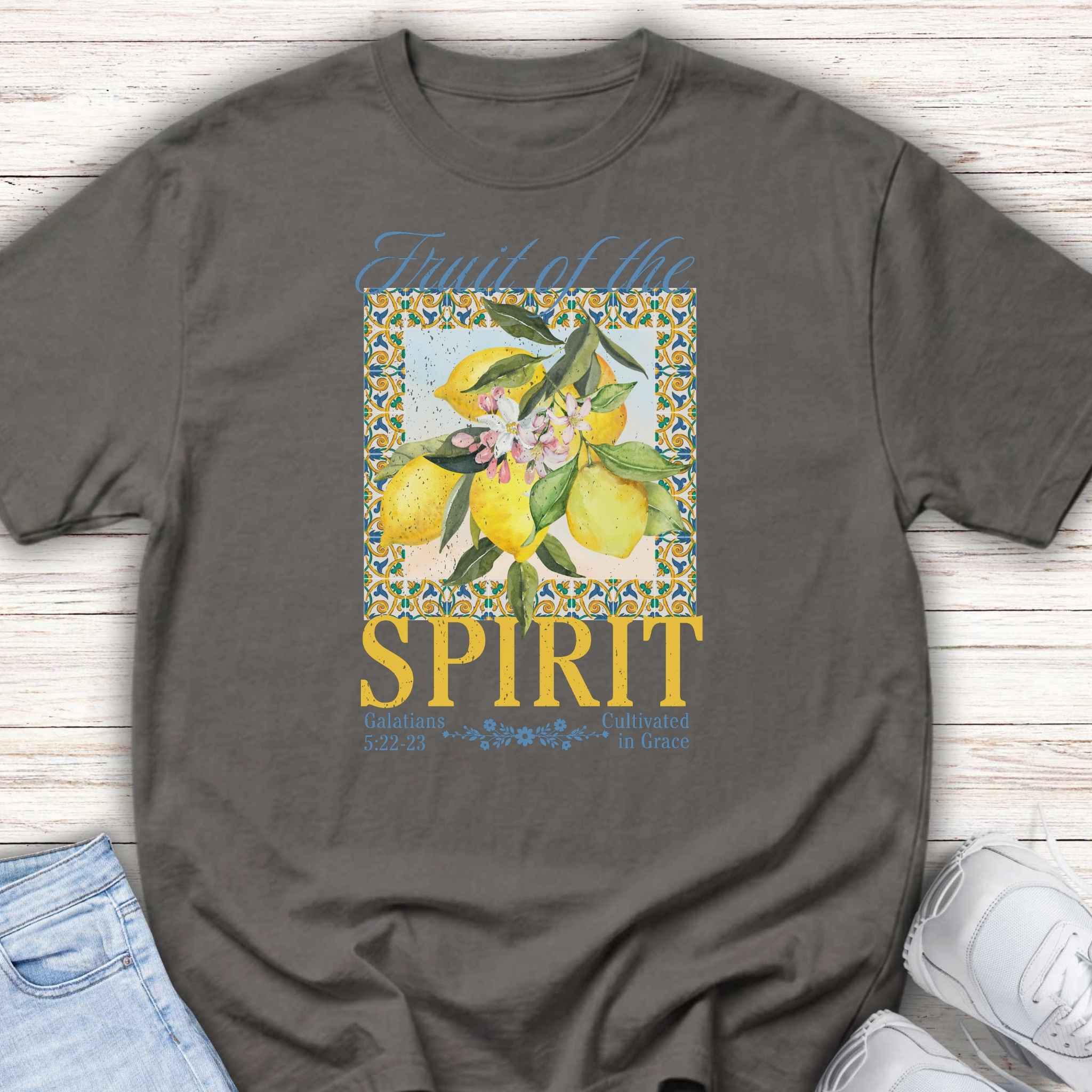 Youth Lemon Floral 'Fruit of the Spirit' Tee