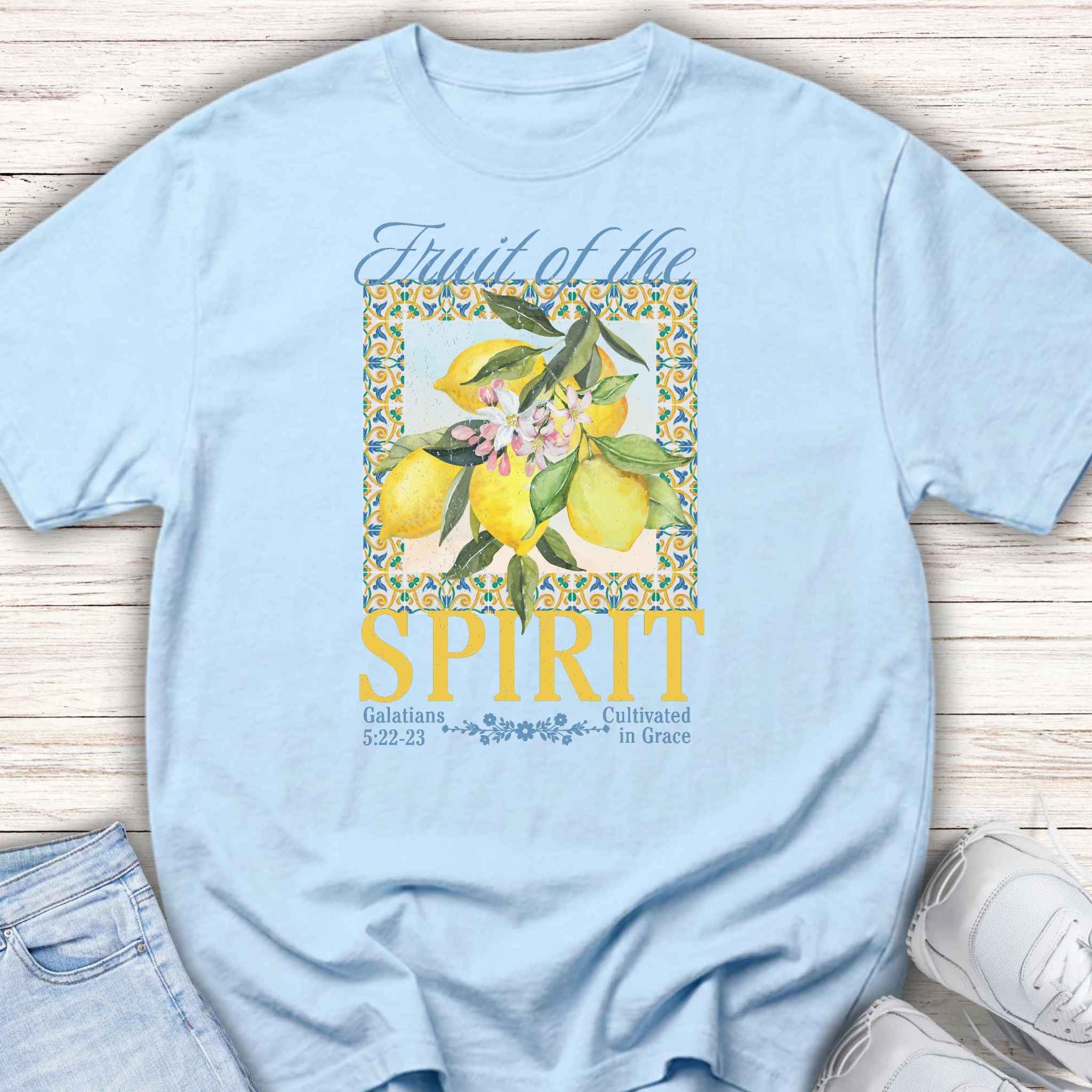 Youth Lemon Floral 'Fruit of the Spirit' Tee