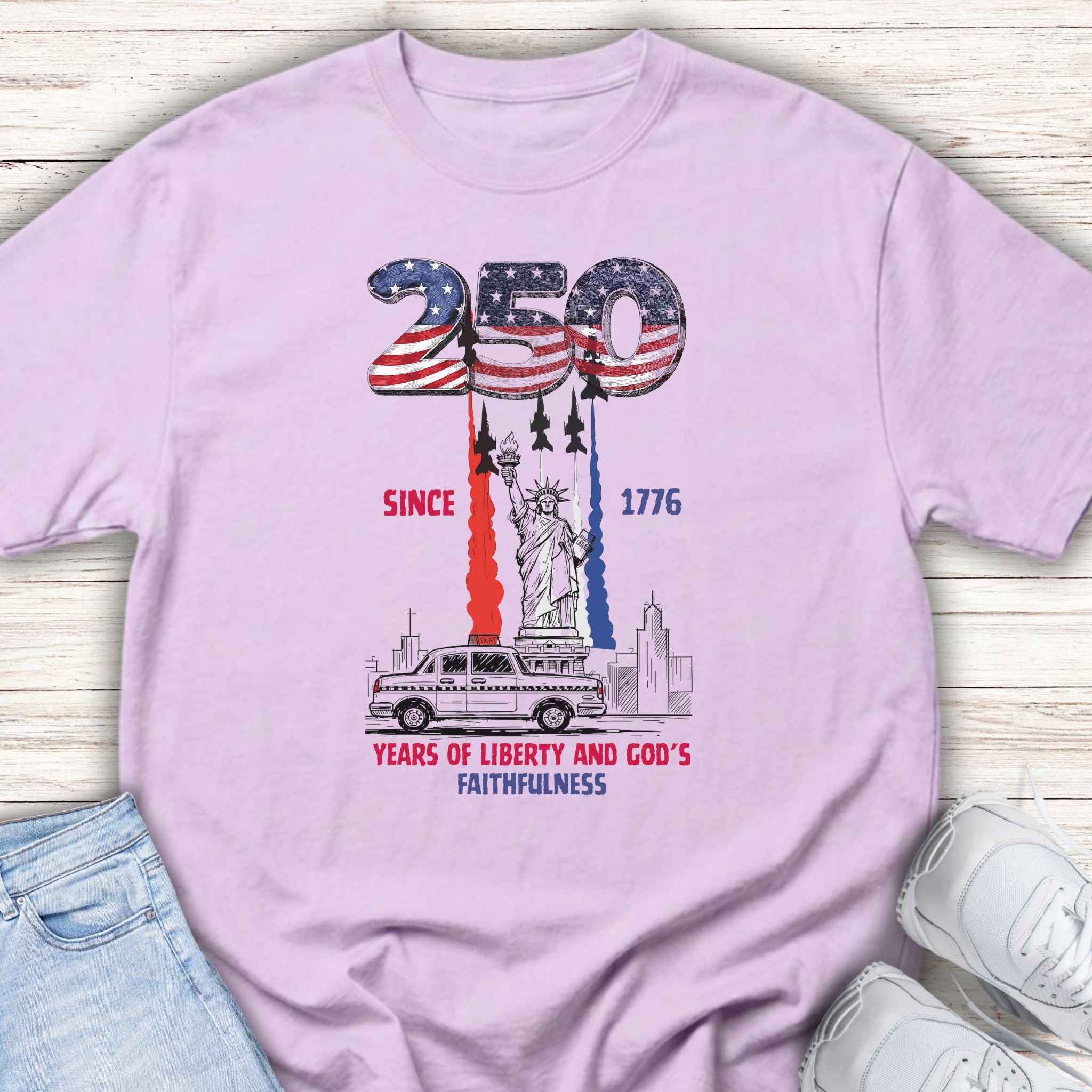 Youth Tee — 250th USA Celebration T-shirt (Since 1776)