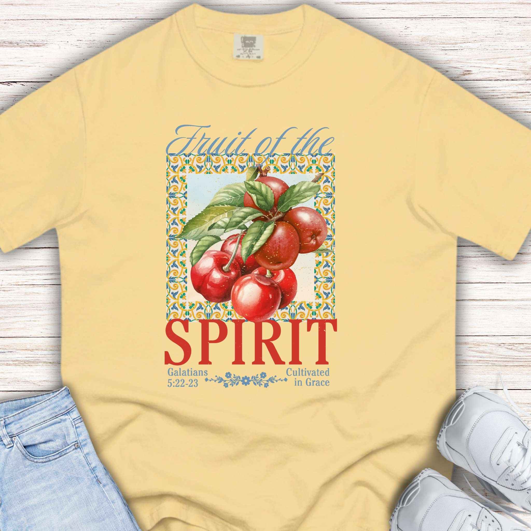 Youth Tee — Fruit of the Spirit Cherry Apple