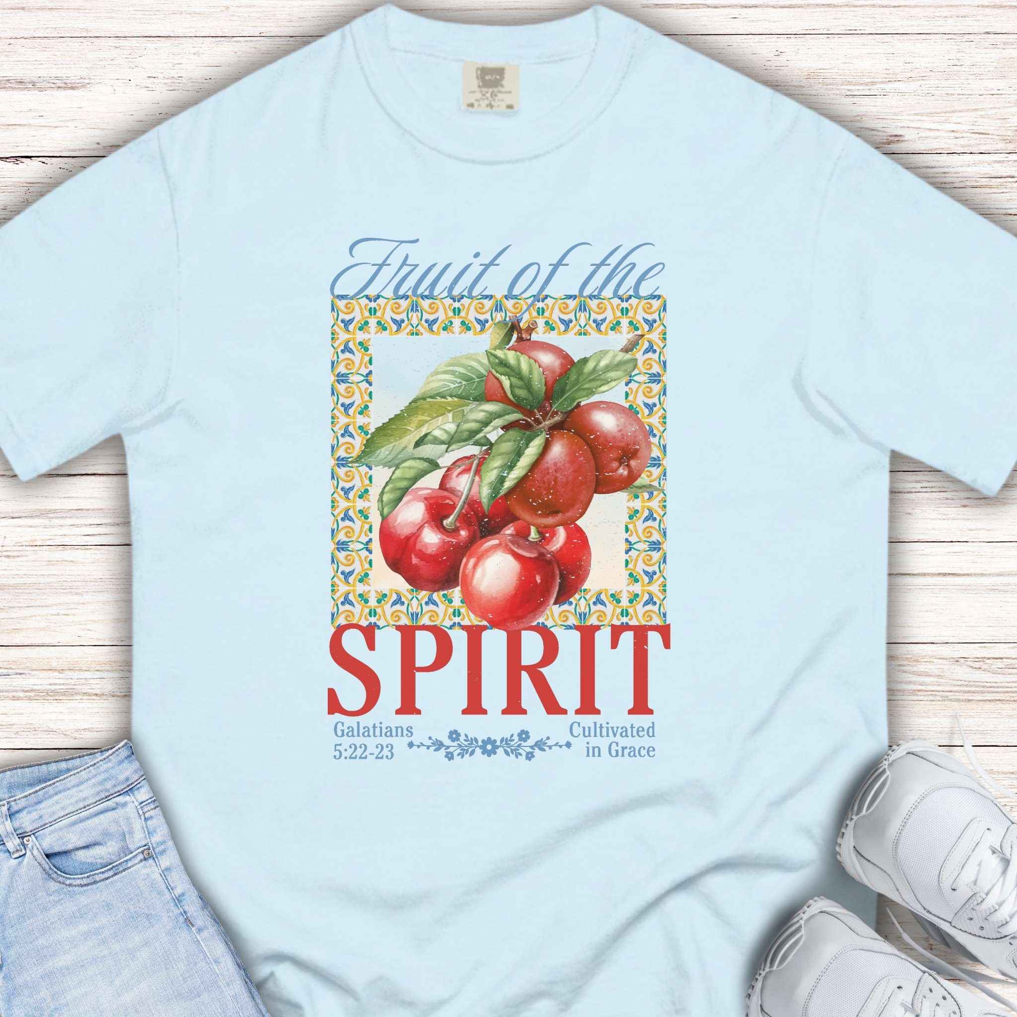 Youth Tee — Fruit of the Spirit Cherry Apple