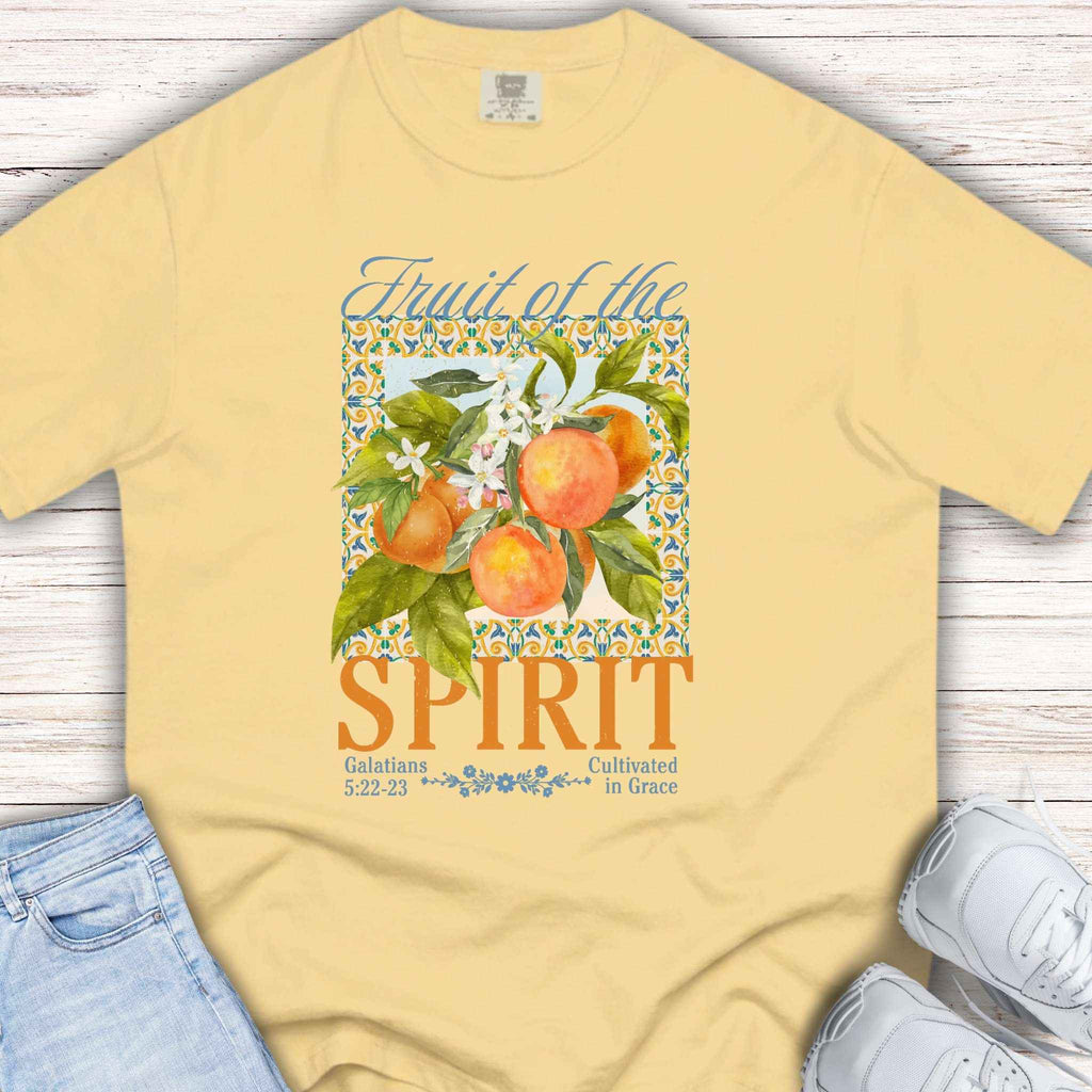 Youth Tee — "Fruit of the Spirit" orange Shirt