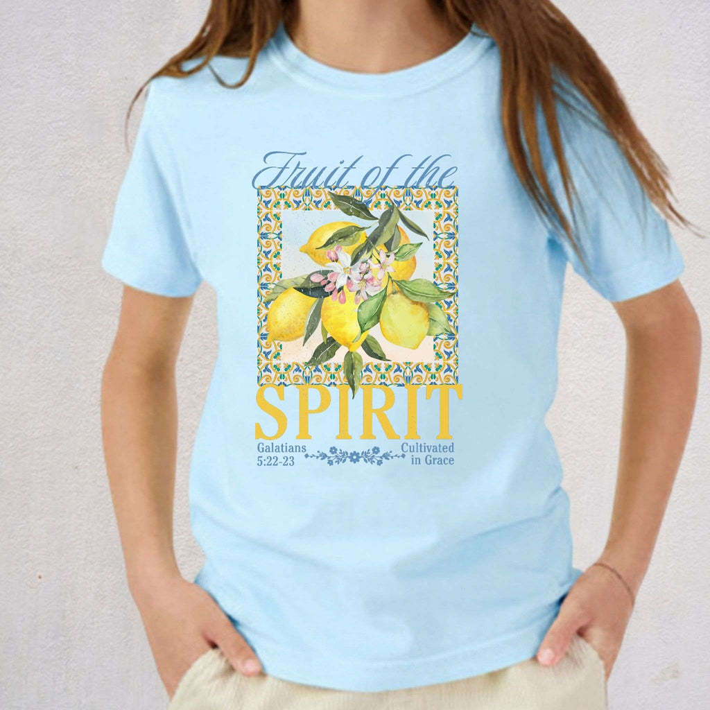 Youth Lemon Floral 'Fruit of the Spirit' Tee