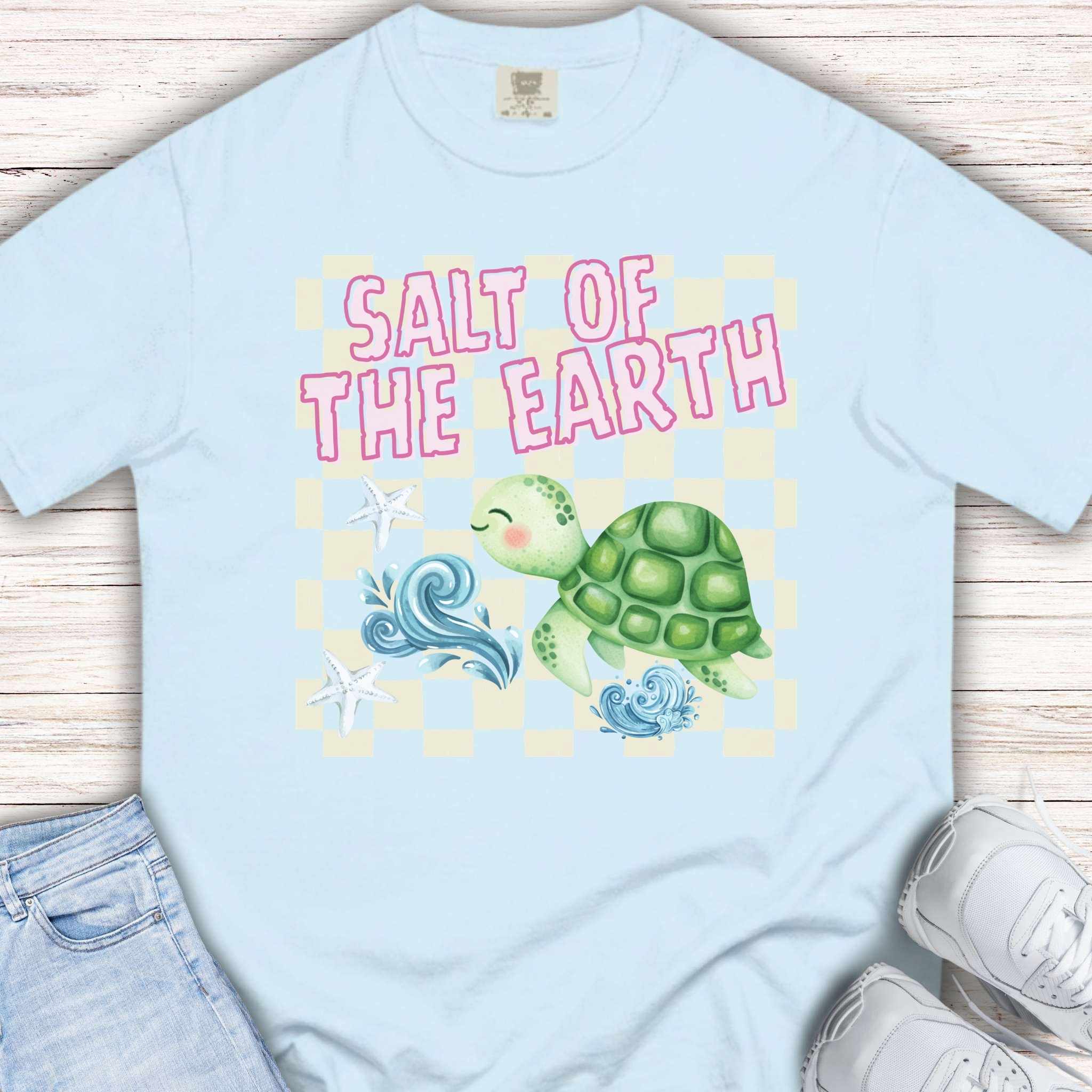 Youth Tee — "Salt of the Earth" Checkerboard Tee