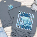Youth Tee — "The Wind and Waves" Surf Wave Graphic Shirt