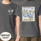 Youth Tee — "Stay Salty" Sea Shells Matthew 5:13 Christian Beach Shirt