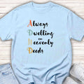 Youth Tee — "Always Dwelling on Heavenly Deeds" Inspirational Kids Shirt