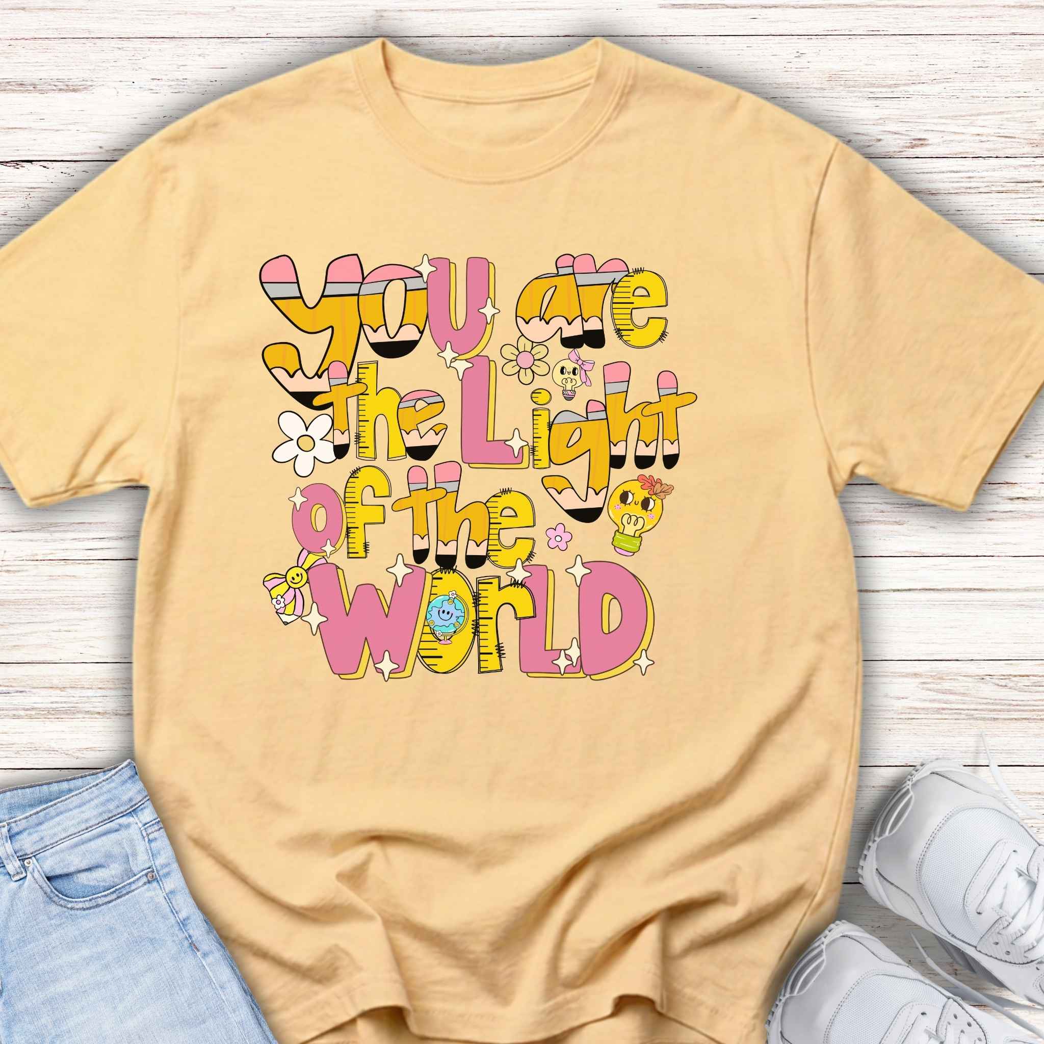 You Are the Light of the World Youth Tee – Positive Christian Kids T‑Shirt
