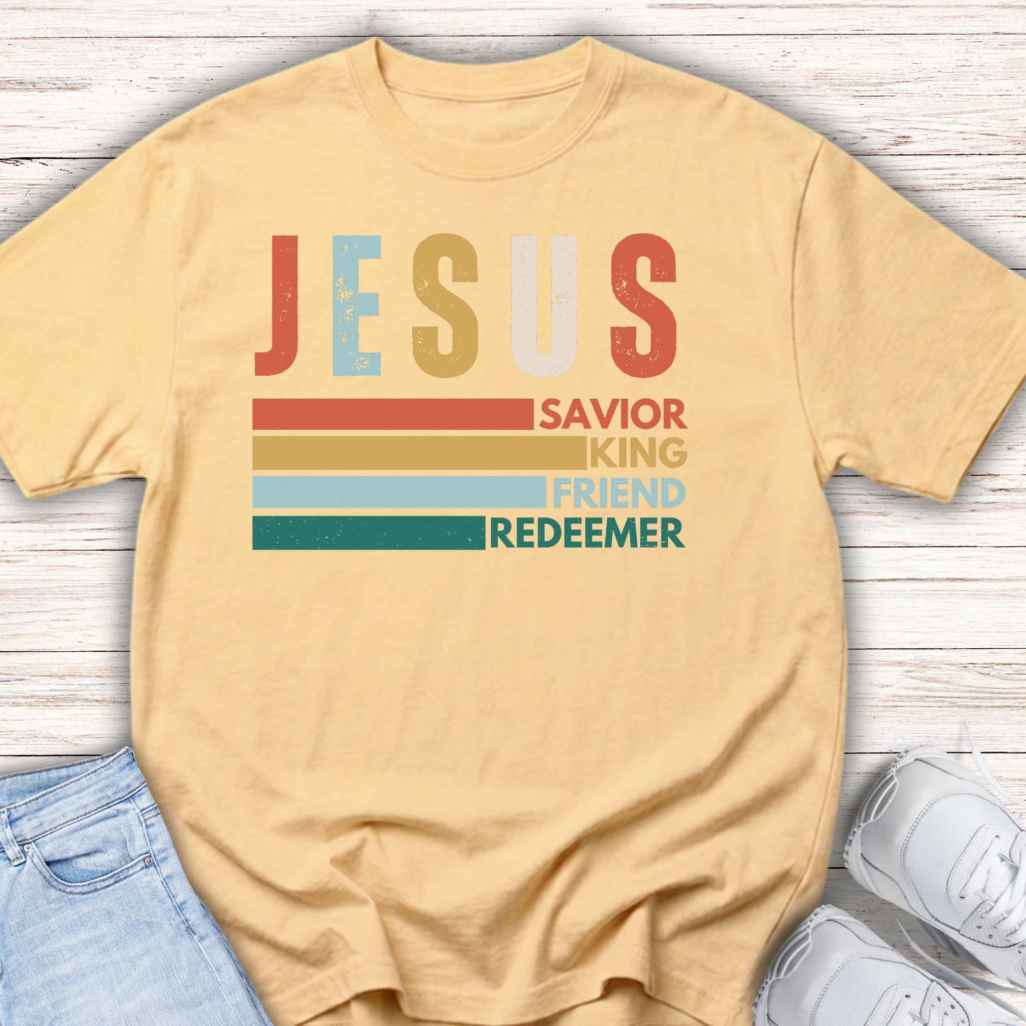 retro Jesus tee