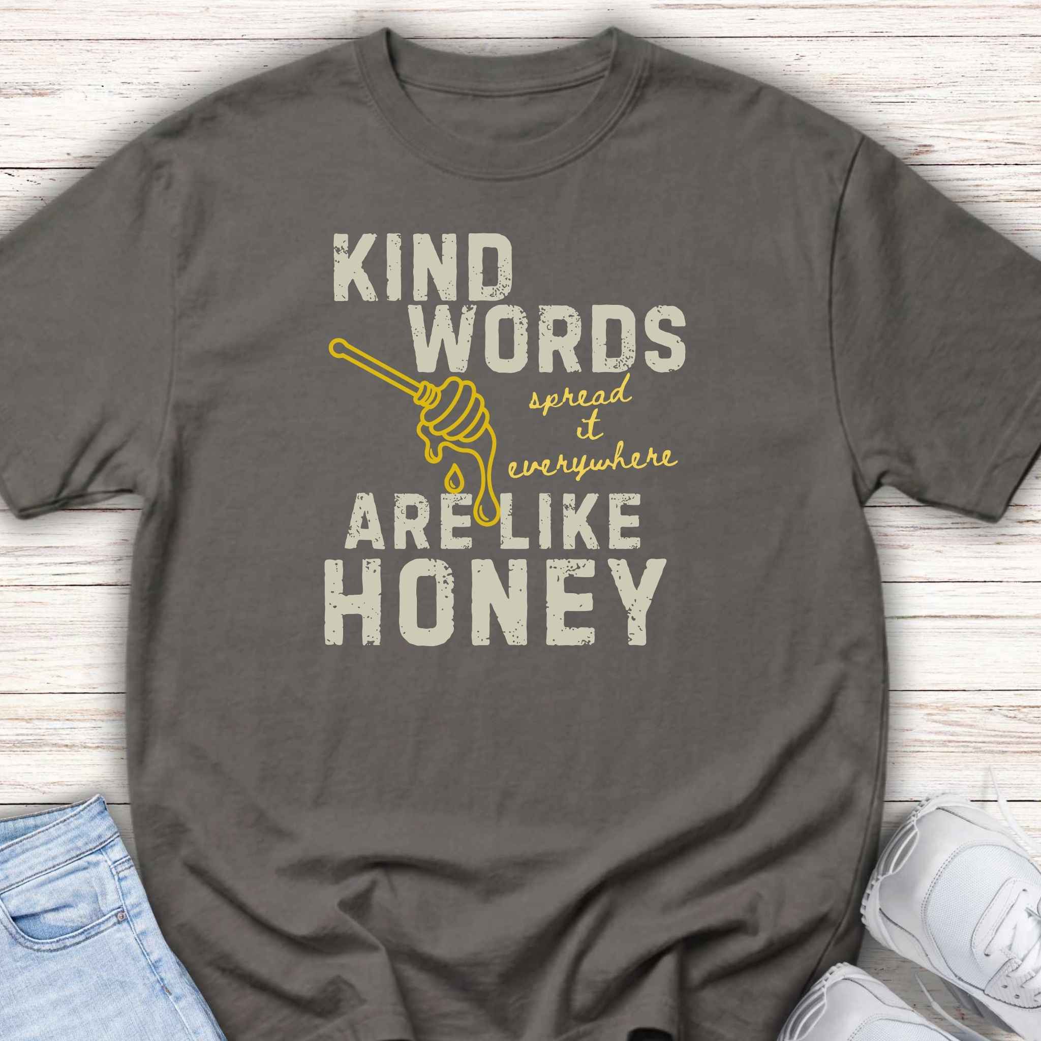 Youth Tee — "Kind Words Are Like Honey" Proverbs 16:24